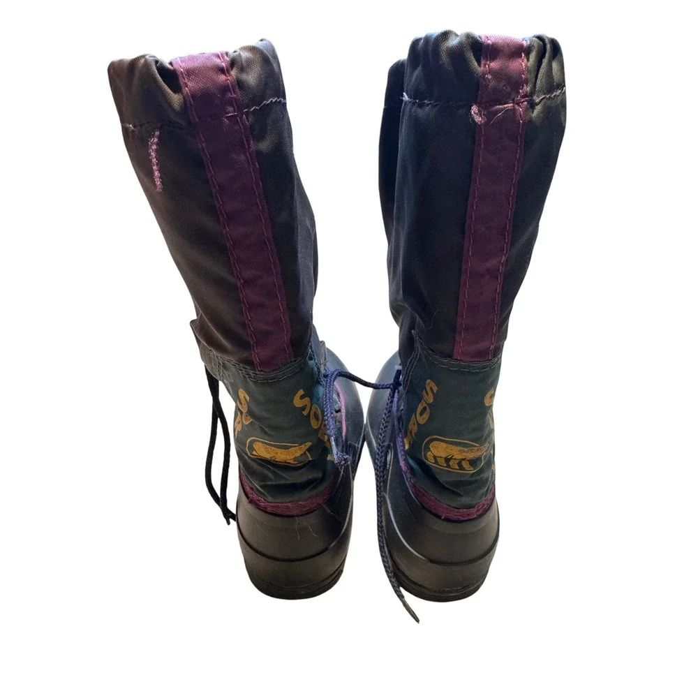 Sorel Youth Size 3 Winter Snow Boots‎ Waterproof Rubber Felt Lined Insulated